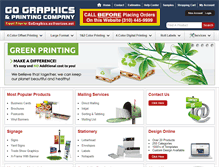 Tablet Screenshot of gographics.us
